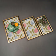 Gulmohar Tray Set - Rectangle